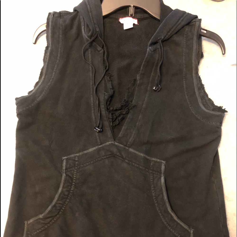 Max and Co stonewashed tank hoodie